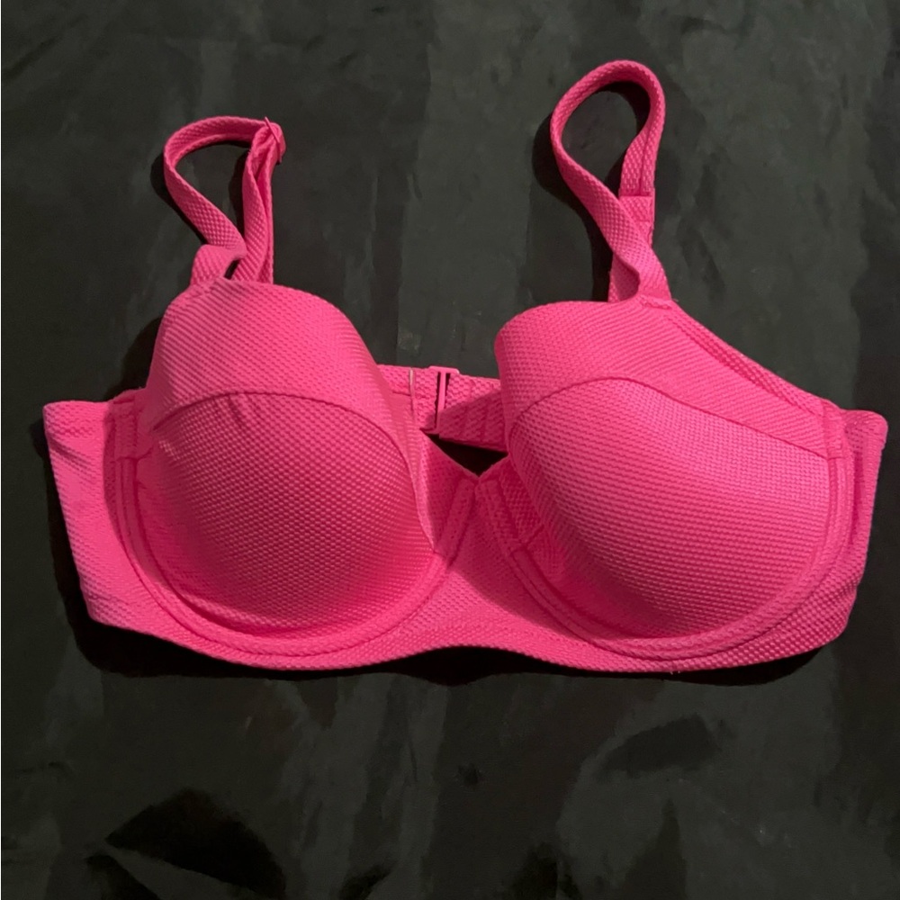 Aerie Bright Pink Full-Coverage Bra